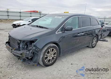 2012 Honda Odyssey Exl из США, поврежденный, VIN 5FNRL5H62CB064776